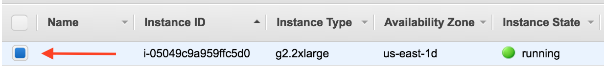 Select instance